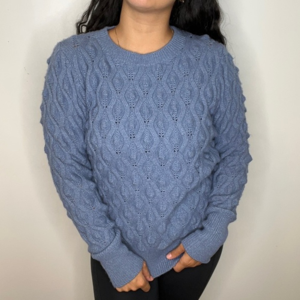 NEW Sweet Romeo popcorn knit sweater M